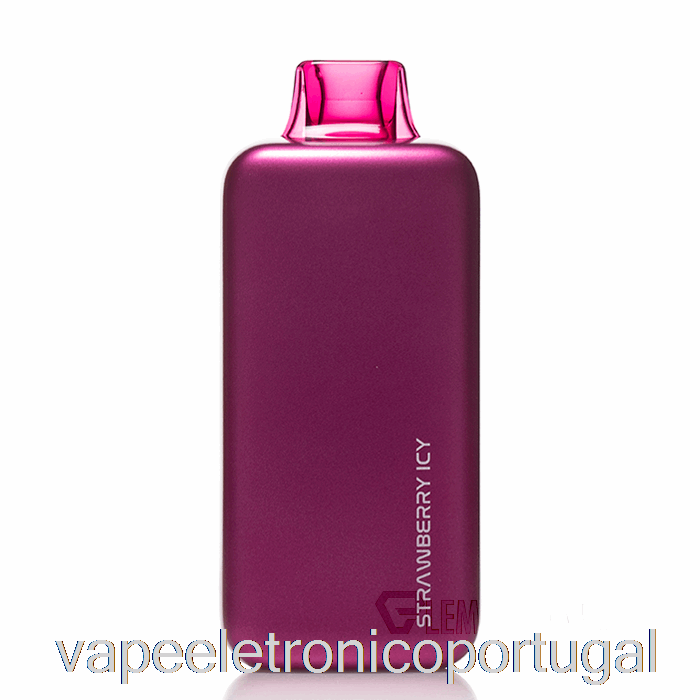 Vape Eletronico Plena 18k Descartável Morango Gelado